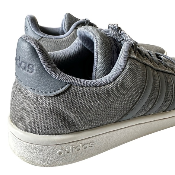 ADIDAS GRAND COURT CANVAS LIFE STYLE SNEAKERS SIZE 7.5 - Picture 8 of 10